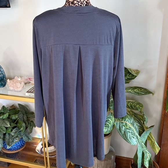 Gray Long Sleeve Tunic Top - Size XL - NWOT - Picture 2 of 7
